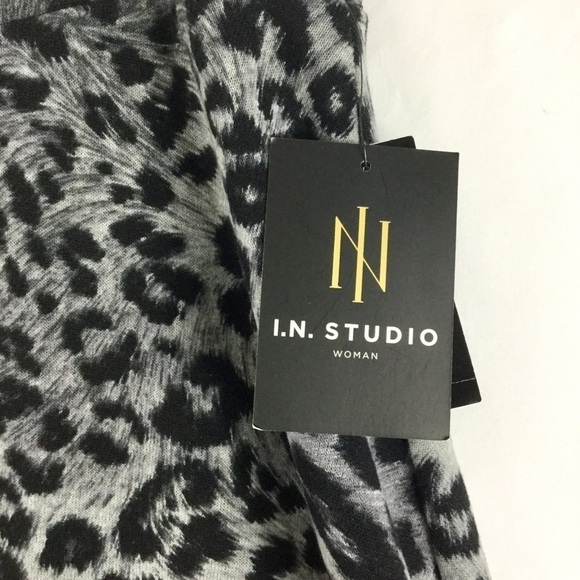 I.N. Studio Woman Leopard Print Pull-On Skirt Size 3X NWT - Picture 5 of 7